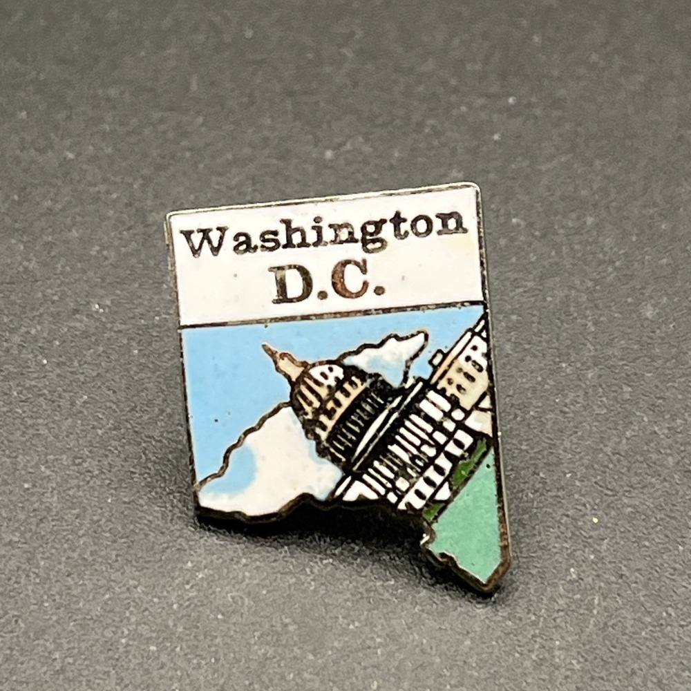 Washington D.C.‎ Capitol Building United States Of America Lapel Hat Pin